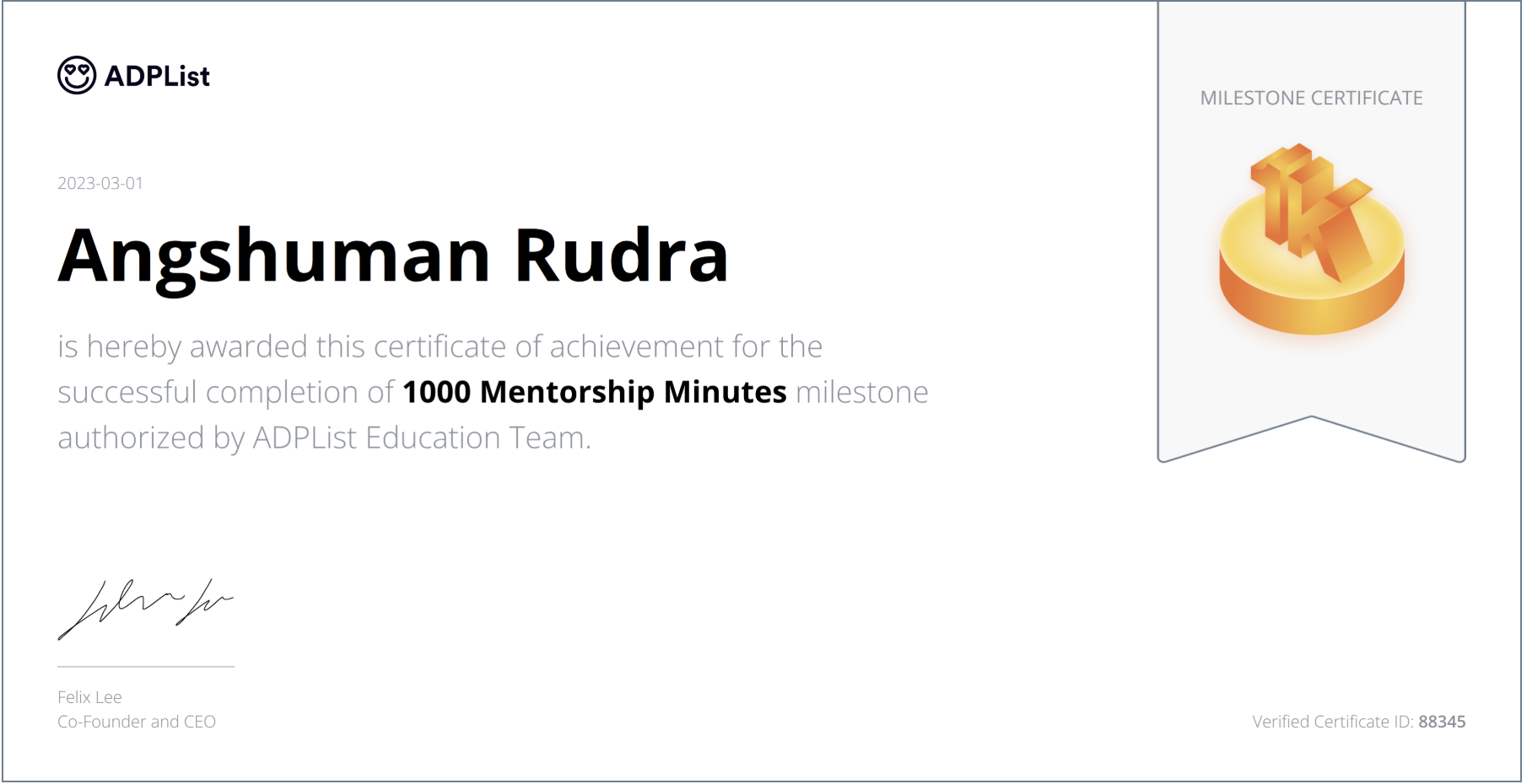 Mentoring on ADPList