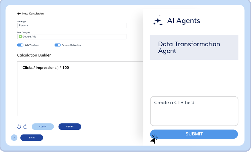 AI Operator Agents interface